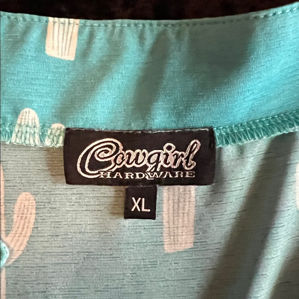 Cowgirl Hardware - Cactus Print Blouse - Picture 3 of 5